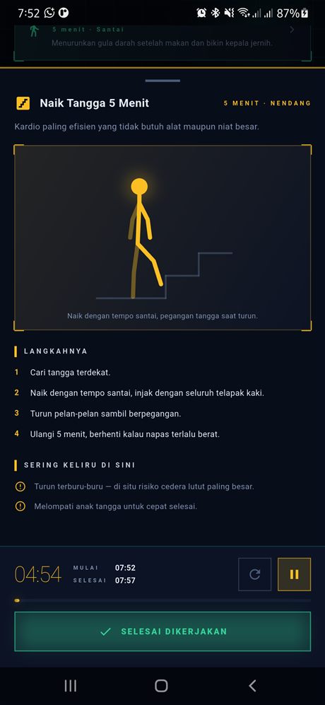 Peragaan gerakan ringan
